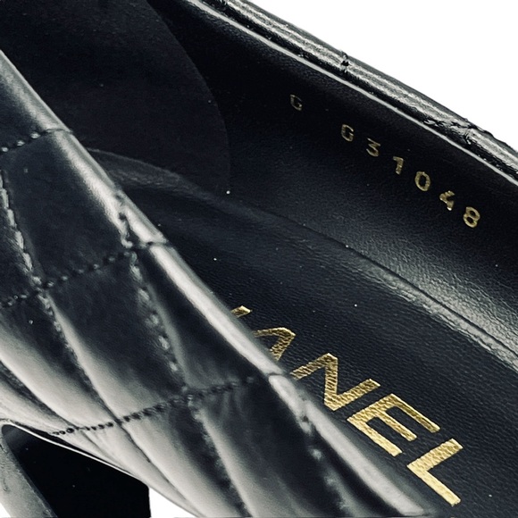 CHANEL Quilted Camellia Cap Toe Pumps (EU 38) - Picture 5 of 15